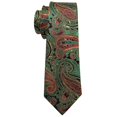 thumbnail image 4 of Conjunto de Moda: Corbata Barry.Wang de Seda Tejida con Diseño Paisley para Hombre, 4 of 7