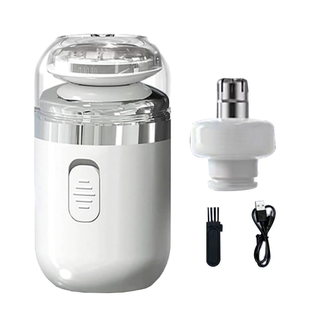 Afeitadora eléctrica Qarigey Mini On Go para hombres multifuncional portátil blanco 76.1mm*36.5mm