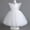 c02White, variant on USNSM (6 Months-5 Yeras) Girls Fashion Cute Bowknot Tulle Tutu Flower Girl Birthday Party Gown Long Dresses Black 1-2 Years