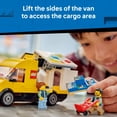 thumbnail image 6 of LEGO City: The LEGO Van Building Toy for Kids - Pretend Play Set for Boys & Girls, Ages 6+ - Delivery Van Toy W/2 Minifigures & 4 Mini LEGO Box Elements - Gift Idea for Birthdays - 60500, 6 of 9