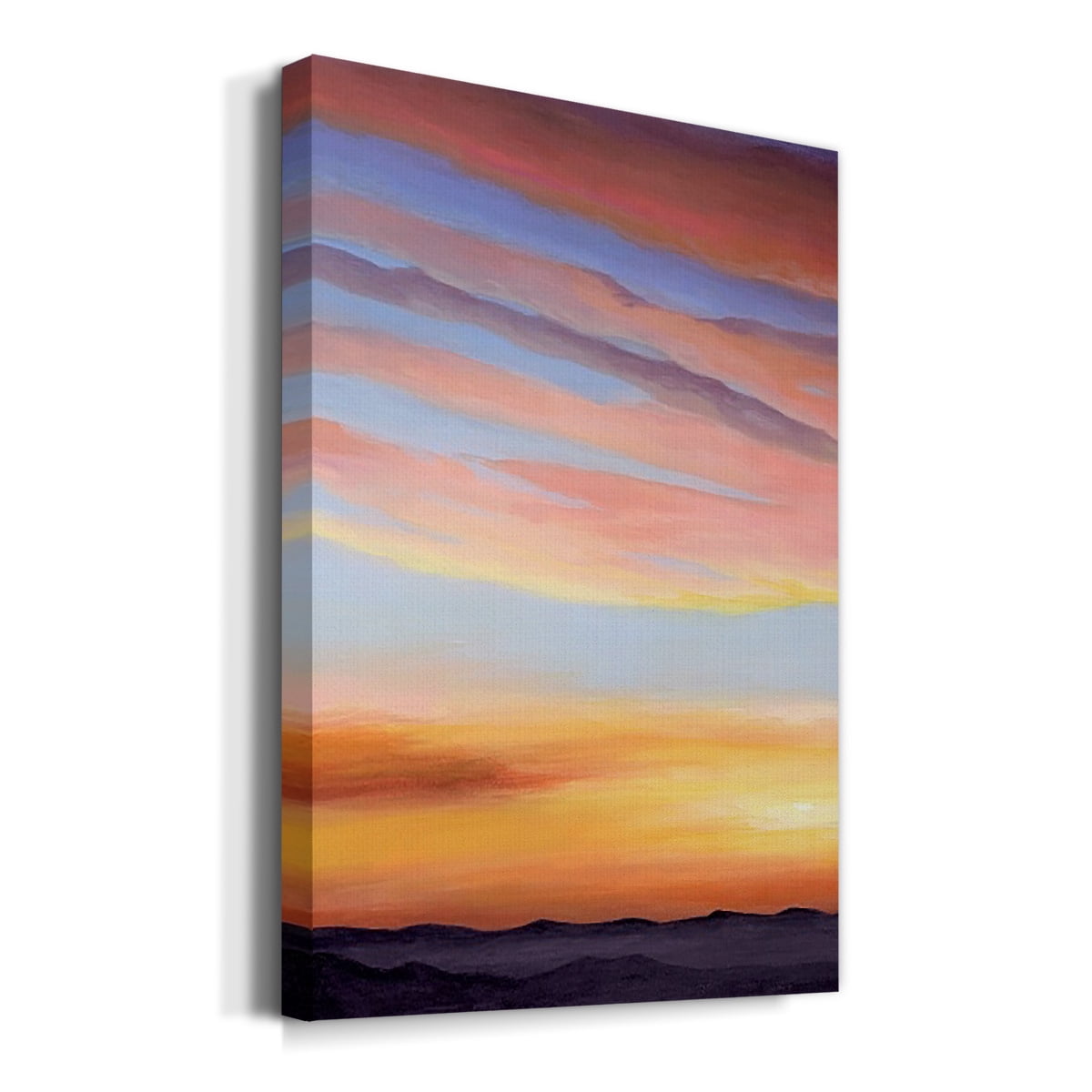 Ignited Dusk I Premium Gallery Wrapped Canvas - Ready to Hang