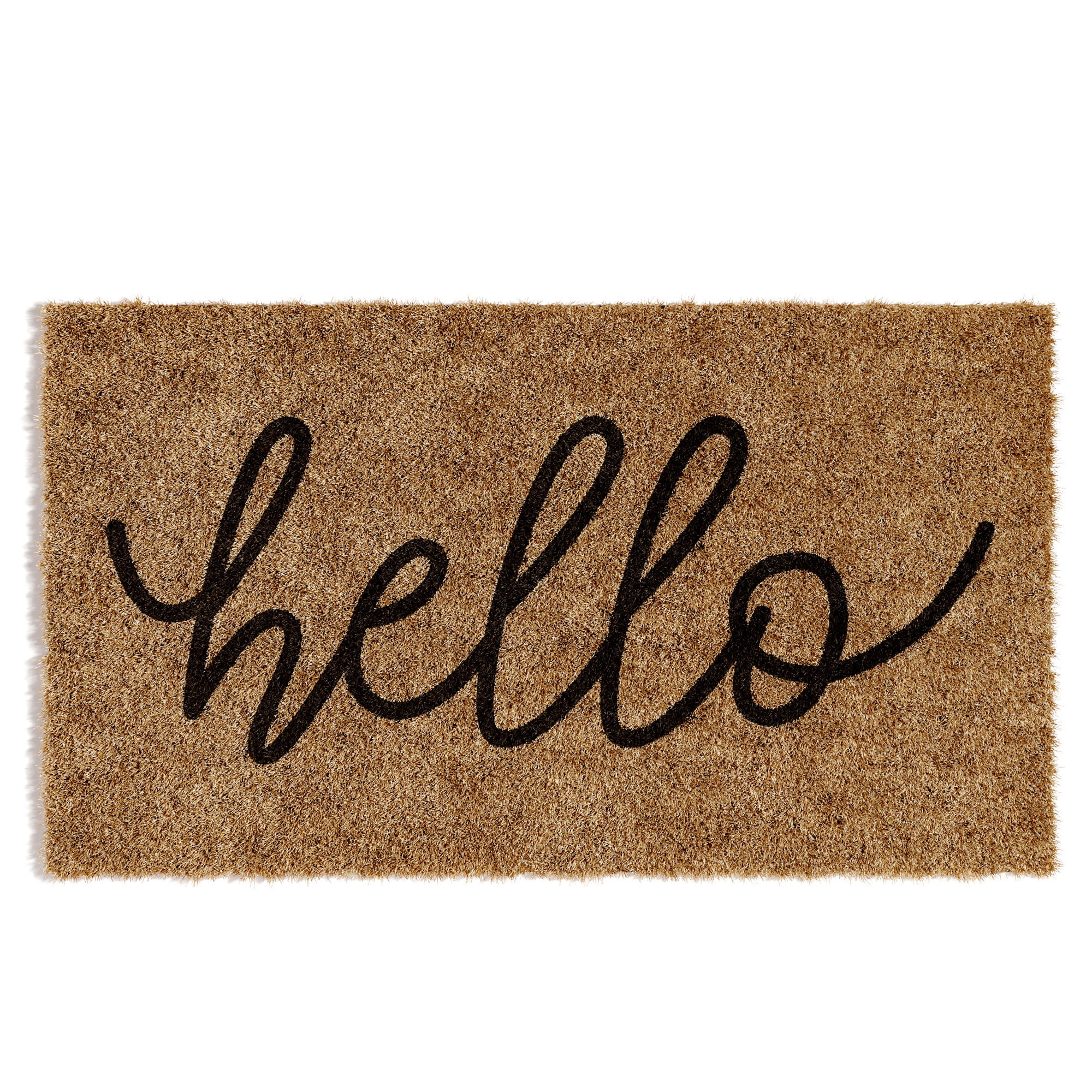 Barnyard Designs 'Gather' Doormat Welcome Mat for Outdoors, Large Front  Door Entrance Mat, 30x17, Brown