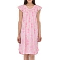 thumbnail image 2 of EZI Women's Cotton-rich Short Sleeve Nightgown, 2 of 6