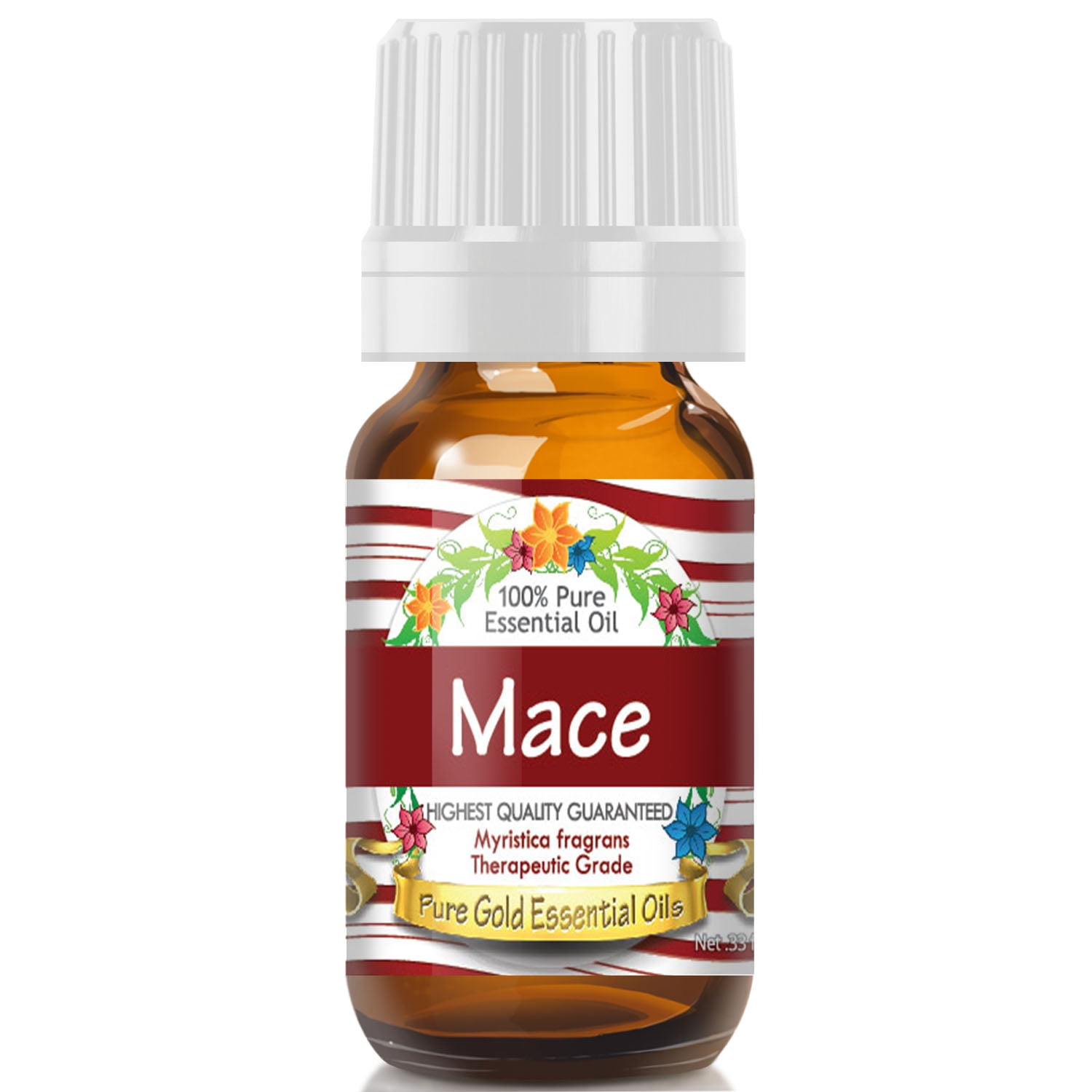 Pure Gold Mace Essential Oil, 100 Natural & Undiluted, 10ml Walmart