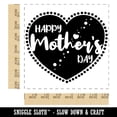 thumbnail image 2 of Happy Mother's Day Heart Square Rubber Stamp Stamping Scrapbooking Crafting - Medium 1.75in, 2 of 7