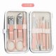 thumbnail image 3 of Manicure Set, Travel Mini Nail Clippers Kit Pedicure Care Tools, 10pcs Stainless Steel Grooming kit, 3 of 4