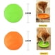 thumbnail image 2 of Disco para perros, Frisbees para perros, 2 piezas para perros de juguete Frisbee, para juegos, actividades deportivas, ejercicios y juegos al aire libre, para perros pequeños y medianos Adepaton YQ-1029, 2 of 7