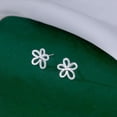 thumbnail image 5 of Solid 925 Sterling Silver Flower Stud Earrings for Women Teens Hollow Flower Stud Earrings Spring, 5 of 8