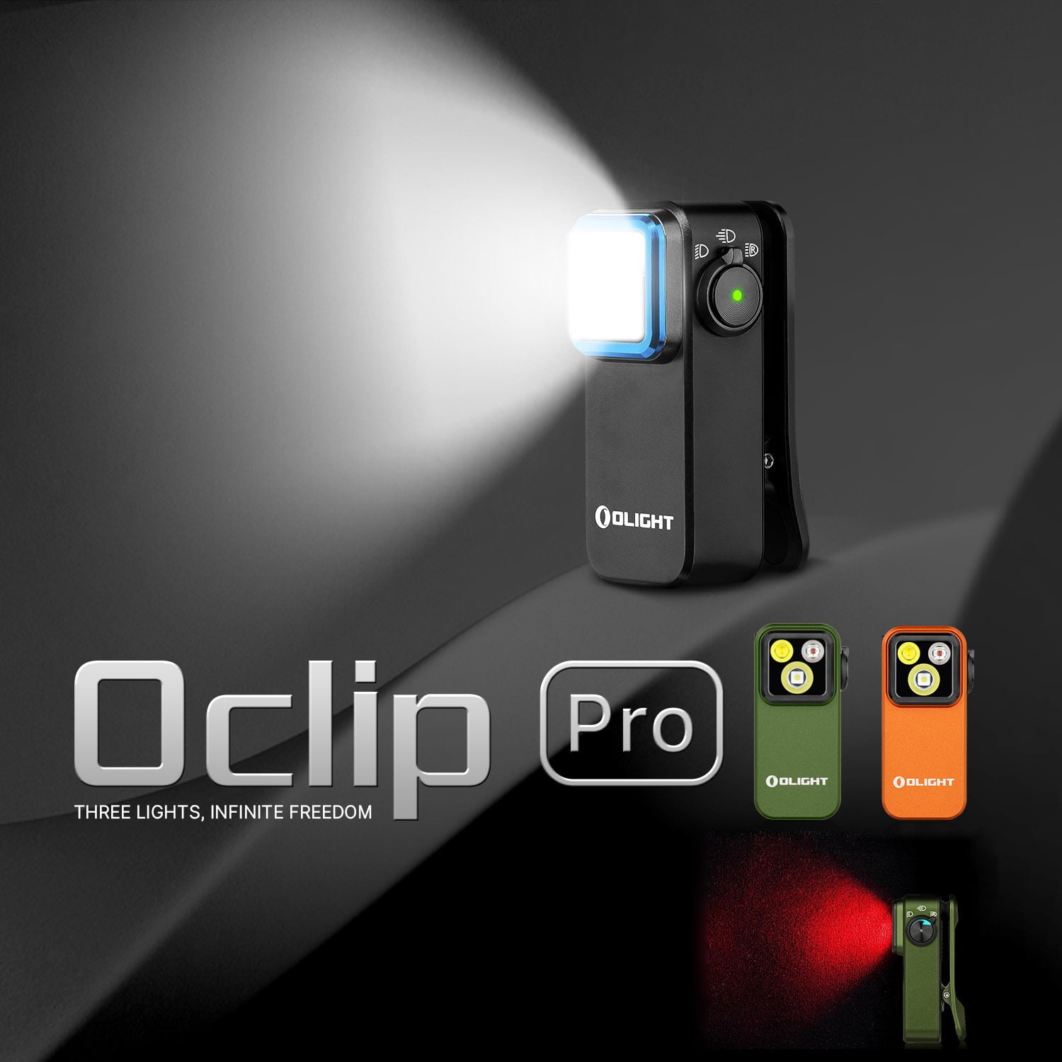 Olight i5R EOS EDC LED Flashlight, Cool White, 350 Lumens, Black