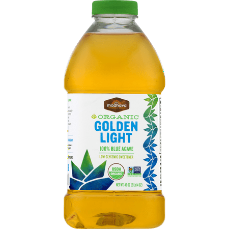 Madhava Organic Golden Light 100% Blue Agave 46 oz. Bottle