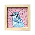 thumbnail image 2 of DIY Fabric Art Kit | No-Sew Fabric Mosaic Wall Art Craft with Frame & Tools, DIY Fabric Picture Kit for Adults, Handmade Home Wall Decor, Creative Hobby Gift, Beginner Craft (songbird garden), 2 of 6