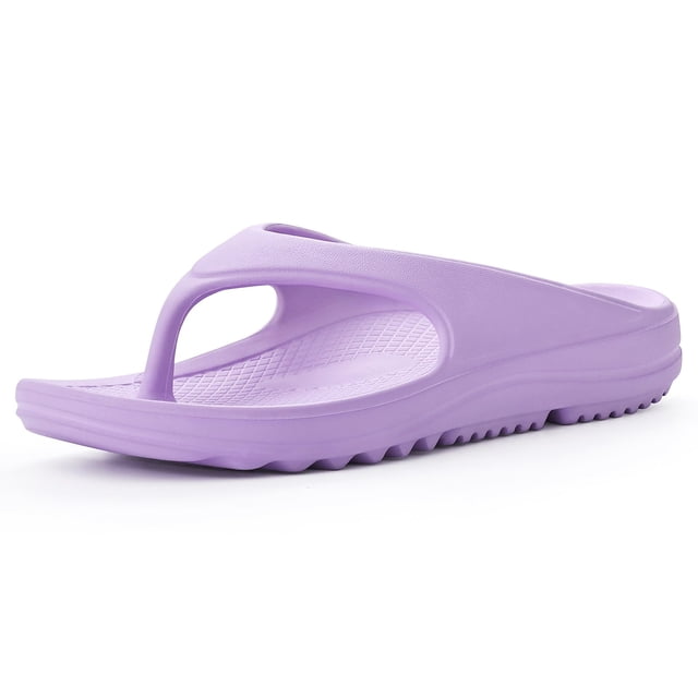 Sandalias shvalues con soporte ortopédico para arco, color morado, para mujer
