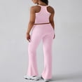 thumbnail image 4 of LYMAYTER 2 Piece Outfits for Women Casual Sleeveless Tank Tops Long Pants Sets Tracksuits Match Sets S-XL, 4 of 8