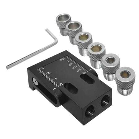 

Woodwork Guides Joint Angle Tool Carpentry - Pocket Hole Jig 15 Degree Woodworking Inclined Hole 6/8/10mm for Carpenter