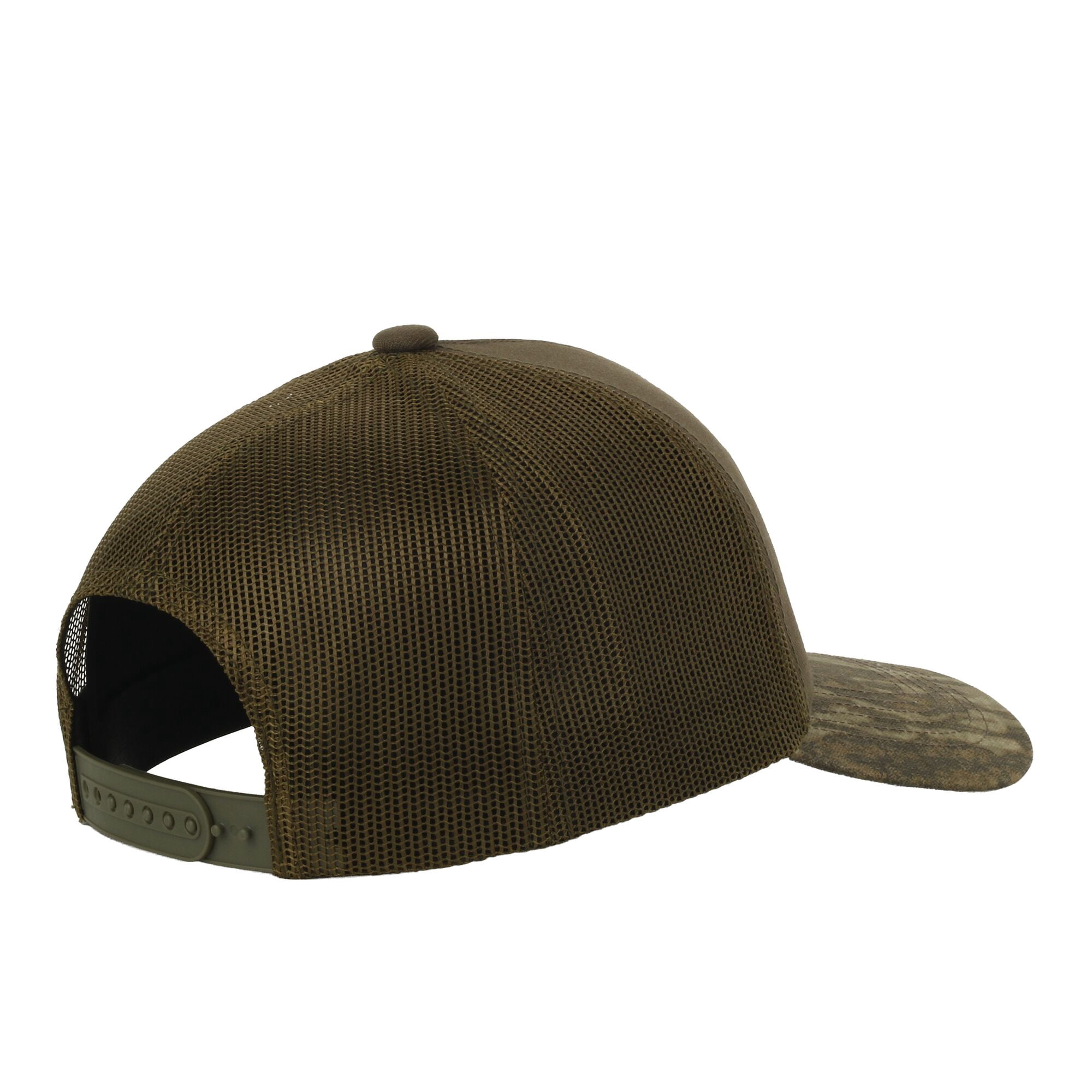 Mossy Oak® New Bottomland Camo Hunting Cap – Mid Profile Mesh Back Snapback, One Size