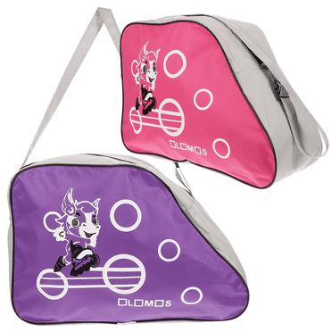 2 Pcs Skate Bag Portable Roller (purple pink 2pcs) Backpack Skates Women's Storage Pouch for Scroll Wheel Oxford
