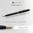 thumbnail image 3 of Cross Century® II Classic Black Ballpoint Pen, 3 of 8