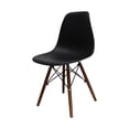 thumbnail image 2 of Set de 2 Sillas Eames MUNDO IN Negro con base color nogal, 2 of 8