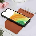 thumbnail image 7 of Dteck Wallet Case for Samsung Galaxy A54 5G,Slim Lightweight PU Leather Flip Folio Purse Stand Phone Cover with Card Holder Slots Magnetic Closure Soft Silicone Bumper Case,Brown, 7 of 7