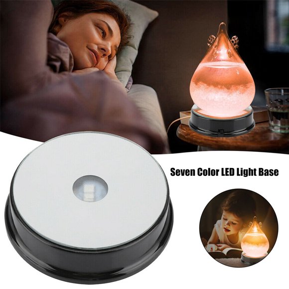 Led Light Base Glass Art