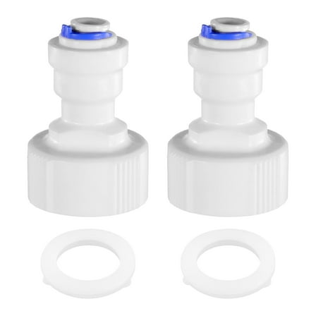 Grade Quick Connection Adapter 3/4 to 1/4 Thread Strong Plastic Fittings Easy installs for Water Filters