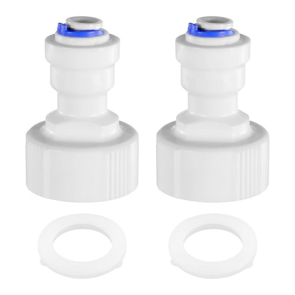 Grade Quick Connection Adapter 3/4 to 1/4 Thread Strong Plastic Fittings Easy installs for Water Filters