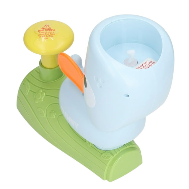Step On Flying Disc Launcher, Flying Disc Launcher Game Set Stimulate Athletic Talent 2 Catch Net for Outdoor Blue