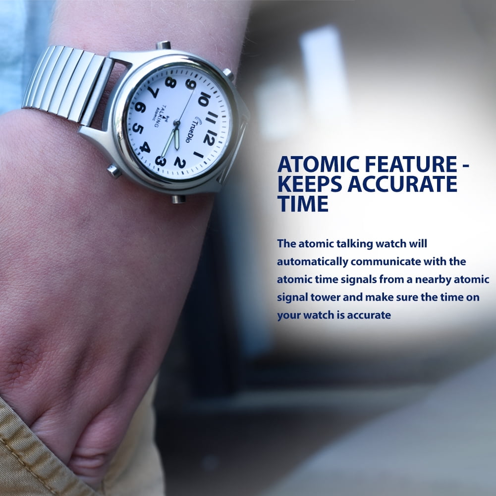 atomic talking wrist watch