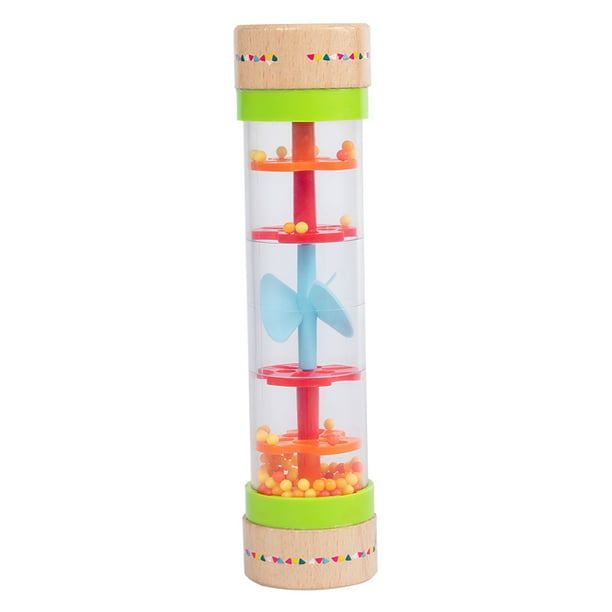 Niños Arco Iris Reloj De Arena Juguete Musical Gota De Lluvia Tubo De Sonido Palo De Lluvia Palo De Lluvia Instrumento De Percusión Bebé Educación Juguete De Sonido Para Niños Pequeños Vogacara FN002882-00