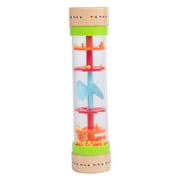 Kids Rainbow Hourglass Music Toy Raindrop Sound Tube Rainstick Rain Stick Musical Toy Hourglass Percussion Instrument Baby Education Sound Toy for Toddlers Children