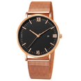thumbnail image 4 of Reloj de pulsera de malla simple, reloj de cuarzo de moda neutral para hombre, reloj Joker, reloj para hombre, 4 of 6