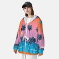 thumbnail image 5 of Fotbe Beach with Palm Trees Men's Women's UPF 50+ Sun Protection Jacket Hooded Cooling Shirt with Pockets Hiking Outdoor Performance-3X-Large, 5 of 9