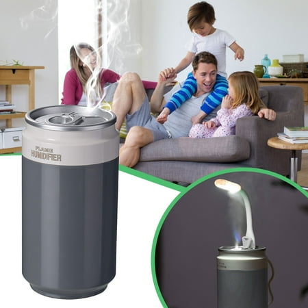 

Portable Cute Little Cans Home Warm Night Light Humidifier