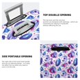 thumbnail image 3 of Kdxio crystal Skull record lips Pattern Luggage Cover for Travel,Elastic and Durable,Fits 18-32 Inch,Anti-Scratch Suitcase Protector-No luggage included, 3 of 5