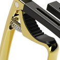 thumbnail image 3 of STARTIST 1 Piece Musical Guitar Capo Guitar Accessory Quick Change Clamp Key Zinc Alloy Gold, 3 of 8