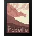 thumbnail image 2 of Green, Jacob 12x14 Black Modern Framed Museum Art Print Titled - French Coast I, 2 of 5