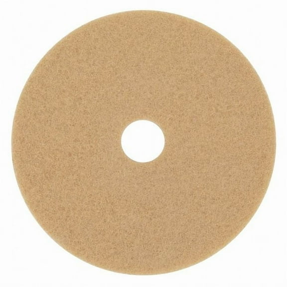 1Pack 3M 3400 Burnishing Pad, 19 In, Tan, PK5