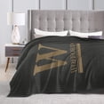 thumbnail image 4 of Wofford College Wofford University Logo Fleece Blanket, Very Soft Microfiber Flannel Blanket for Couch Warm and Cozy for All Seasons, 4 of 6