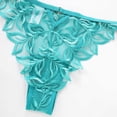 thumbnail image 7 of Xucatan Women's Low Rise Mesh Floral Embroidered Thong Panties, Sheer See Through Ladies Underwear, Stretchy Hip Lifting Elastic Briefs, Breathable Feminine Panties, Casual Daily Panties Gift, 7 of 7
