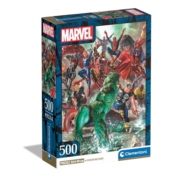 Rompecabezas Clementoni Marvel Avengers 500 Piezas 36x49 cm