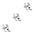 thumbnail image 2 of ZheElen Bracket Aluminum Moto Accessories Lightweight License Number Plate Holder Frame Registration Plates Mount with LED Light Silver 3PCS, 2 of 6