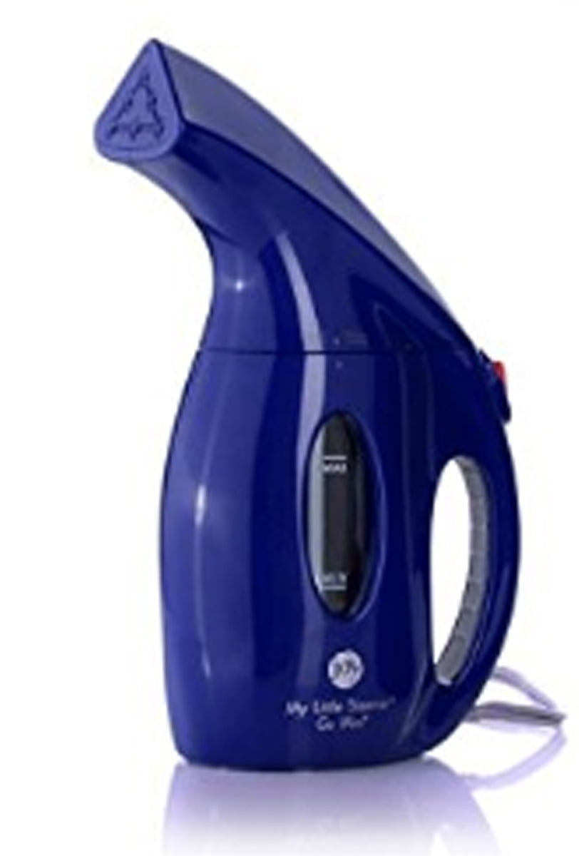 Joy Mangano 900Watt Supreme Go Mini Travel Steamer Blue