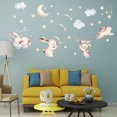 thumbnail image 4 of cute bunny rabbit animal removable wallpaper, 4 of 5