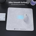 thumbnail image 2 of CM05 Glass Gaming Mouse Pad, 17.7x15.7 in Large Mouse Mat, Non Slip 9H Hard Mousepads, Nano-Textured Glass Surface with Improved Precision and Speed for FPS Players - White Contour, 2 of 7