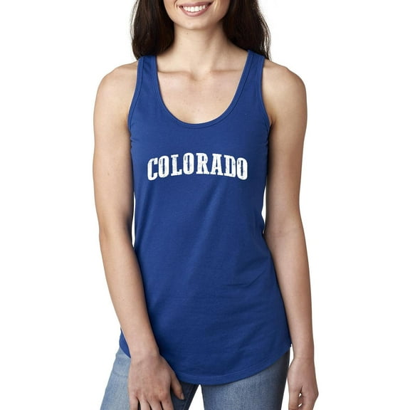 MmF - Women's Racerback Tank Top, up to Women Size 2XL - Colorado