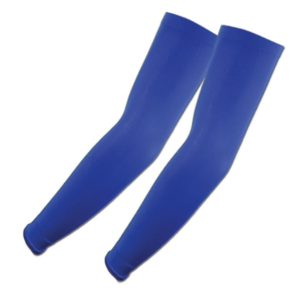 The Elixir Breathable Elastic Uv Protective Compression Arm Sleeves For Riding Cycling Sports 1 Pair Blue Walmart Com Walmart Com