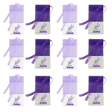 

NUOLUX 24Pcs Lavender Sachet Bags Lavender Bags Closet Drawers Freshener Empty Bags