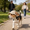 thumbnail image 6 of Dxssxc Corduroy Dog Hat, Adjustable Pet Baseball Cap for Small Dogs & Cats, Summer Sun Protection Visor, Breathable Puppy Accessory for Outdoor Walks & Photos, XL Size, 6 of 7