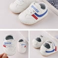 thumbnail image 3 of Zwiiyzr Unisex Baby First Walking Shoes 6-24 Months Infant Sneakers Boys Girls Activewear Soft Non-Slip Newborn Toddler Outdoor Shoes Orange, 3 of 4