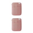 thumbnail image 1 of pitrice 1/2/3 Tablet Sleeve Bag Laptop Pouch Multi Pockets Computer Notebook Keyboard Storage Charging Cable Organizer Office Travel Pink 11inch 2PCS, 1 of 6